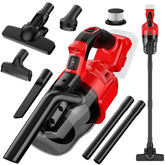 Vijezoy cordless vacuum connected to Milwaukee battery for flexible cleaning