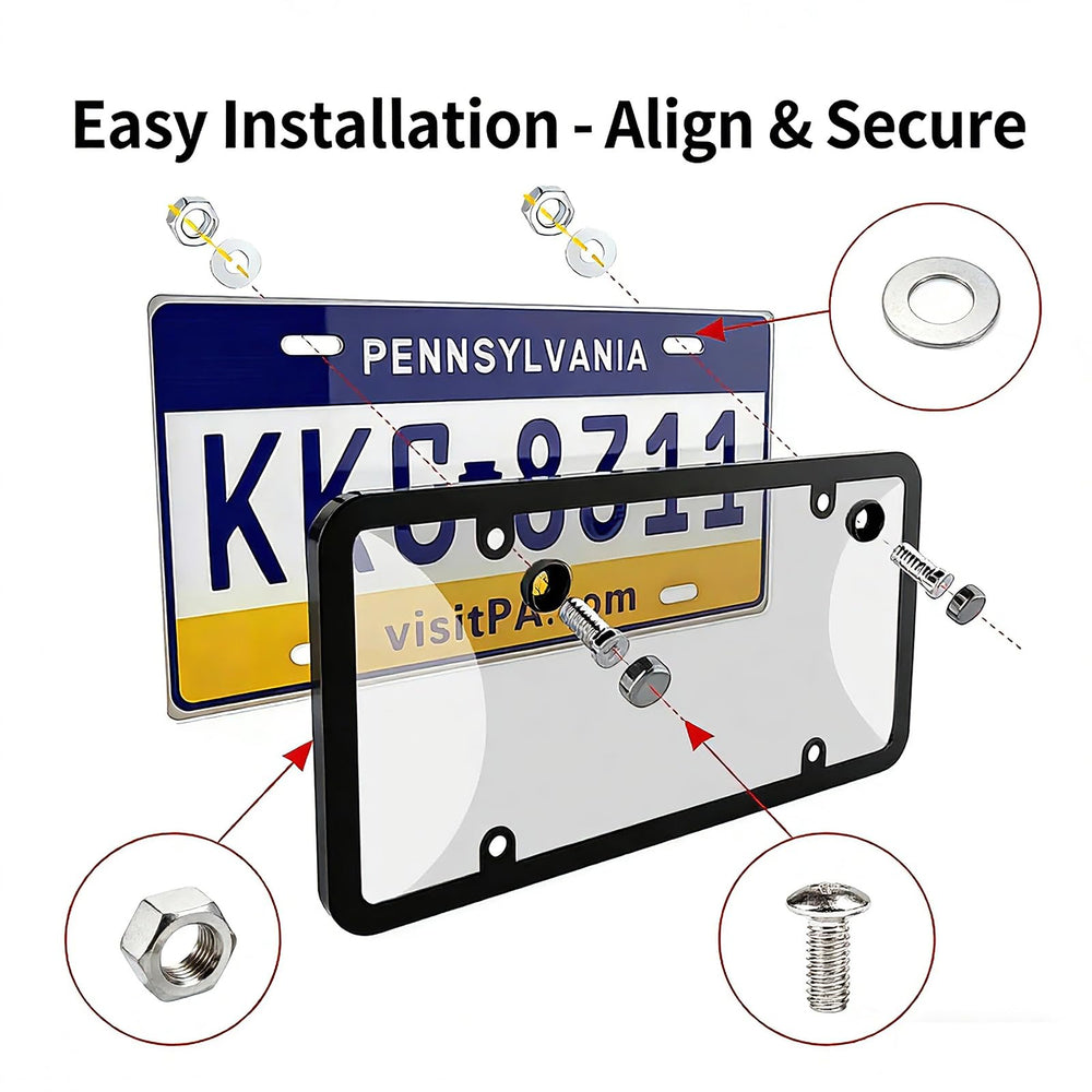 Vikii Store all-weather ABS protection guards plate from rain and salt.