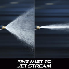 VIKING nozzle with rubberized handle provides a comfortable, secure grip.