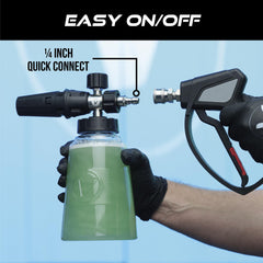 VIKING foam cannon rinse after use to maintain performance.