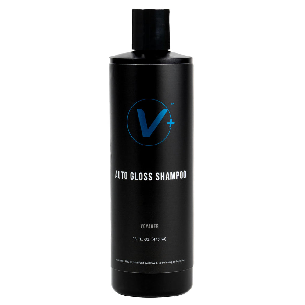VIKING V+ car wash soap bottle delivers rich foam for a thorough, safe wash.