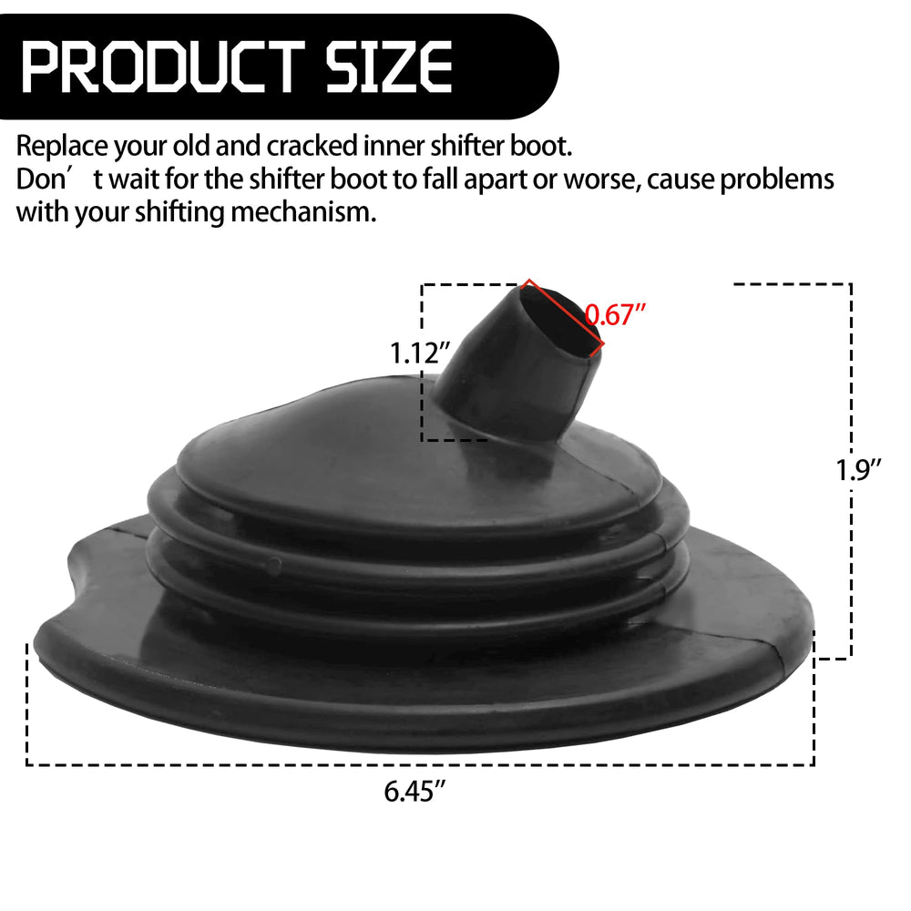 VIKOS inner shifter boot for Wrangler LJ 2004 keeps dust out and movement smooth.