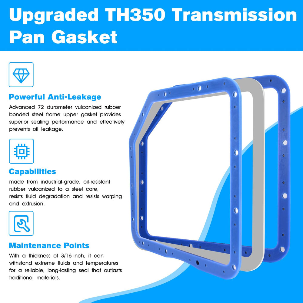 Vilapow TH350 gasket installation ease view demonstrates quick alignment for a hassle-free repair.