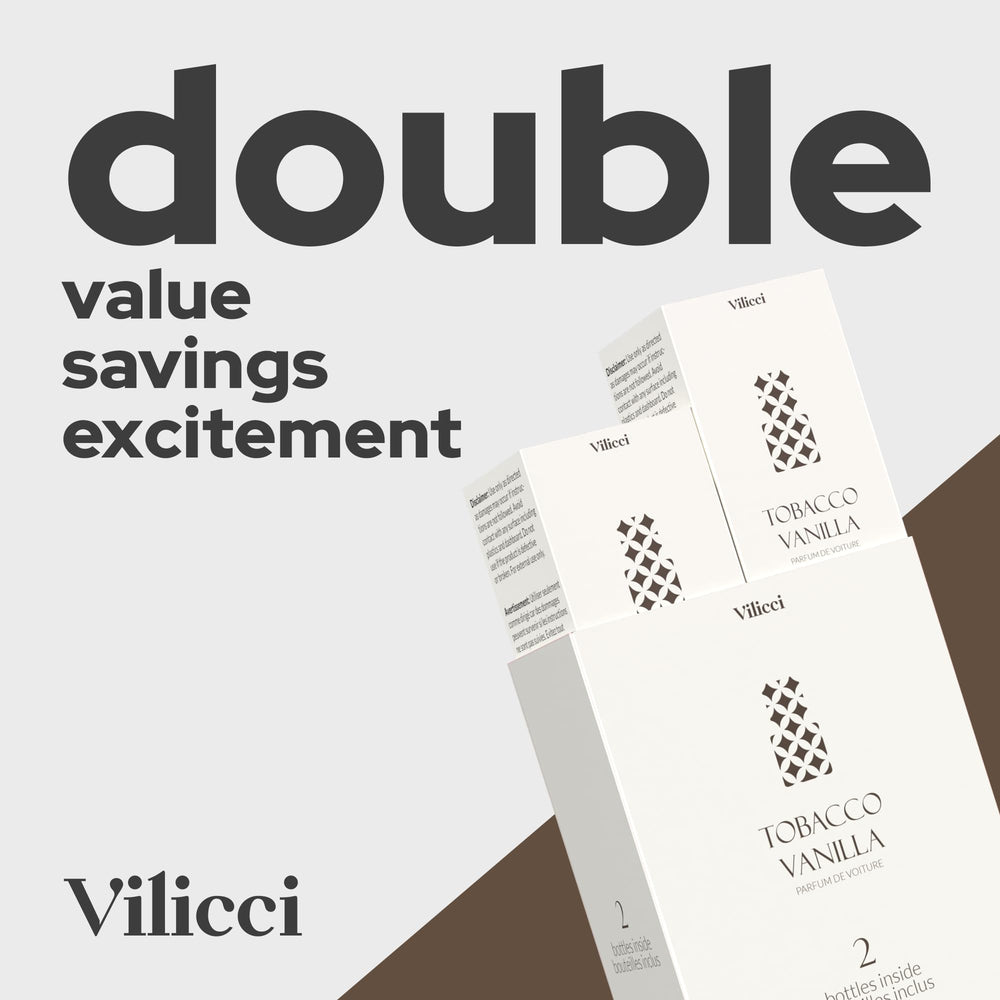 Vilicci Tobacco Vanilla diffuser with wooden cap for leak-proof diffusion.