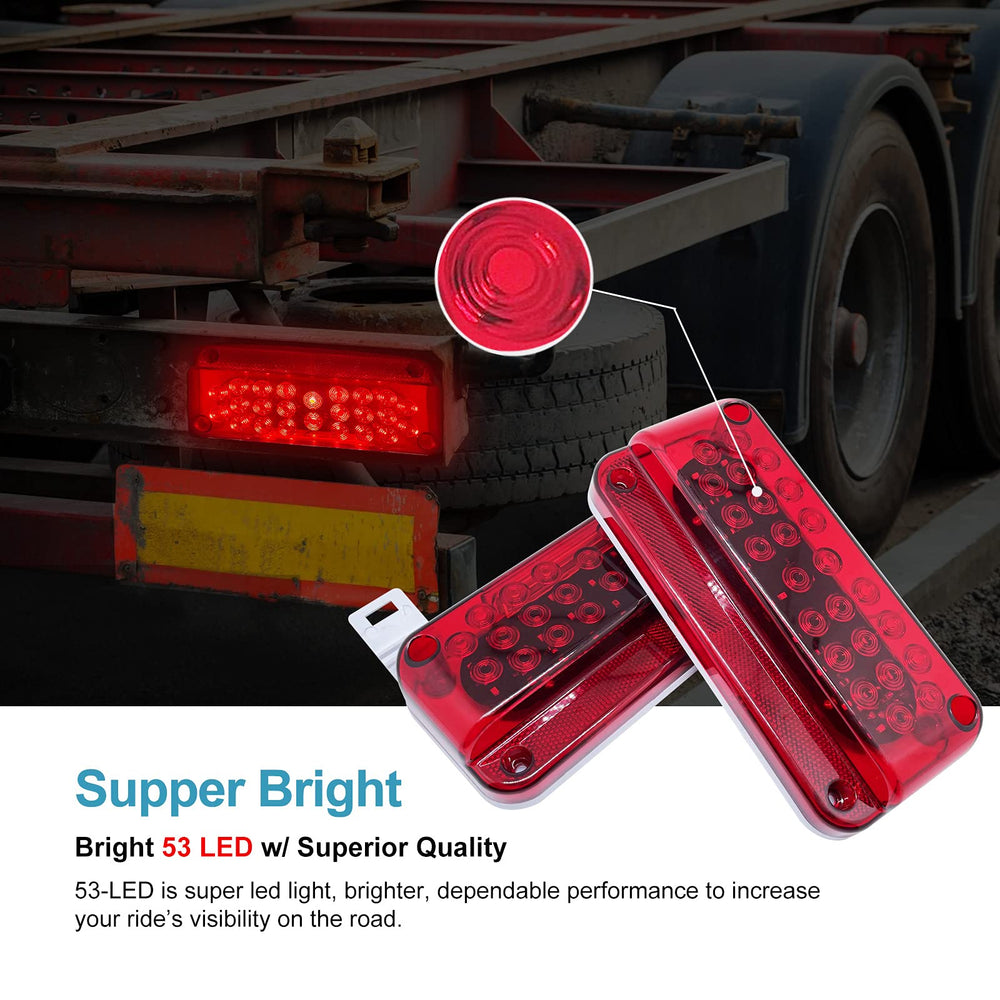 VINAUO IP67 waterproof taillight protects signals from rain and road spray