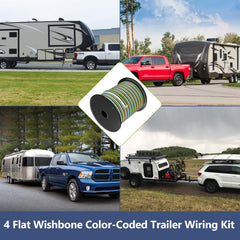 Versatile four-wire VINAUO design for trailers, RVs, campers, and boats