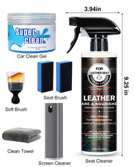 VINBYEE cleaning kit storage case organized for Tesla interior care.