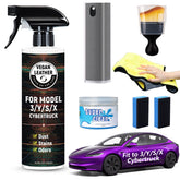 VINBYEE Tesla seat cleaner spray bottle for vegan leather; helps lift everyday stains.