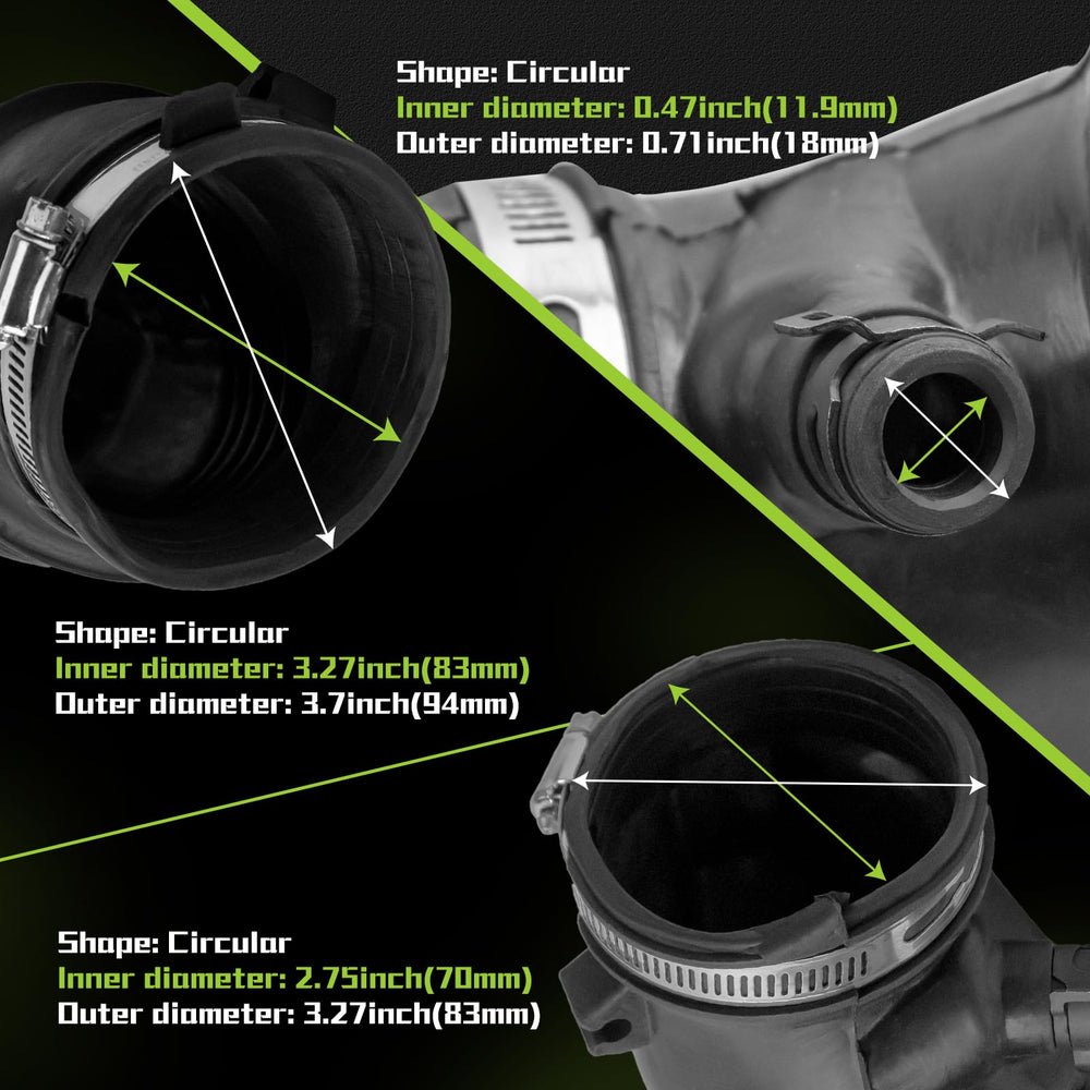 VINMS Honda Pilot compatible hose ensures proper sealing and airflow