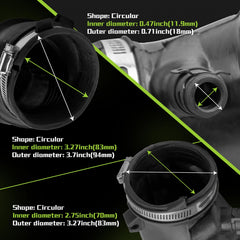 VINMS Honda Pilot compatible hose ensures proper sealing and airflow