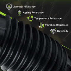 VINMS durable high-temp air hose designed to withstand engine heat