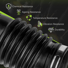 VINMS MDX 2016 engine air hose with clamps ensures a secure connection.