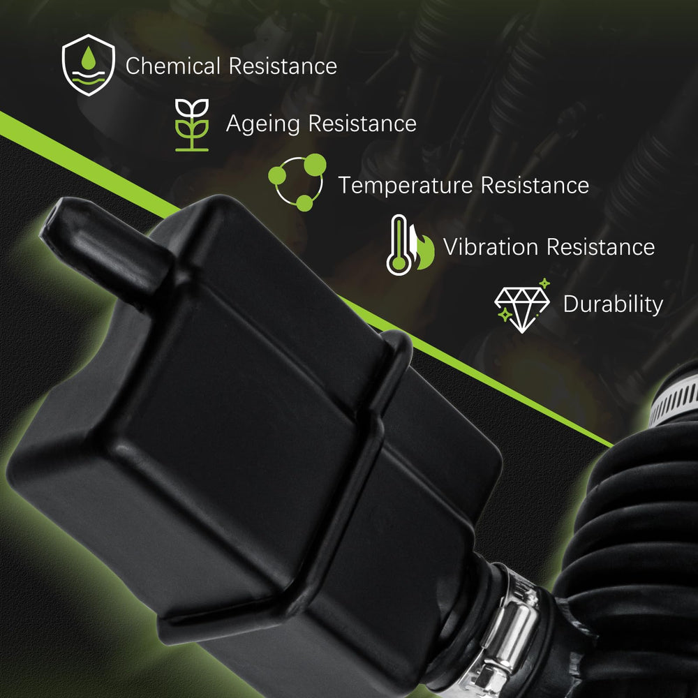 VINMS high quality rubber material for longer lasting intake performance.