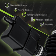 VINMS high quality rubber material for longer lasting intake performance.