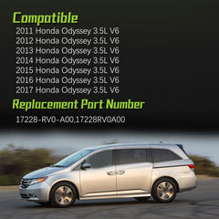 VINMS Honda Odyssey fitment image demonstrates compatibility with 2011 to 2017 models