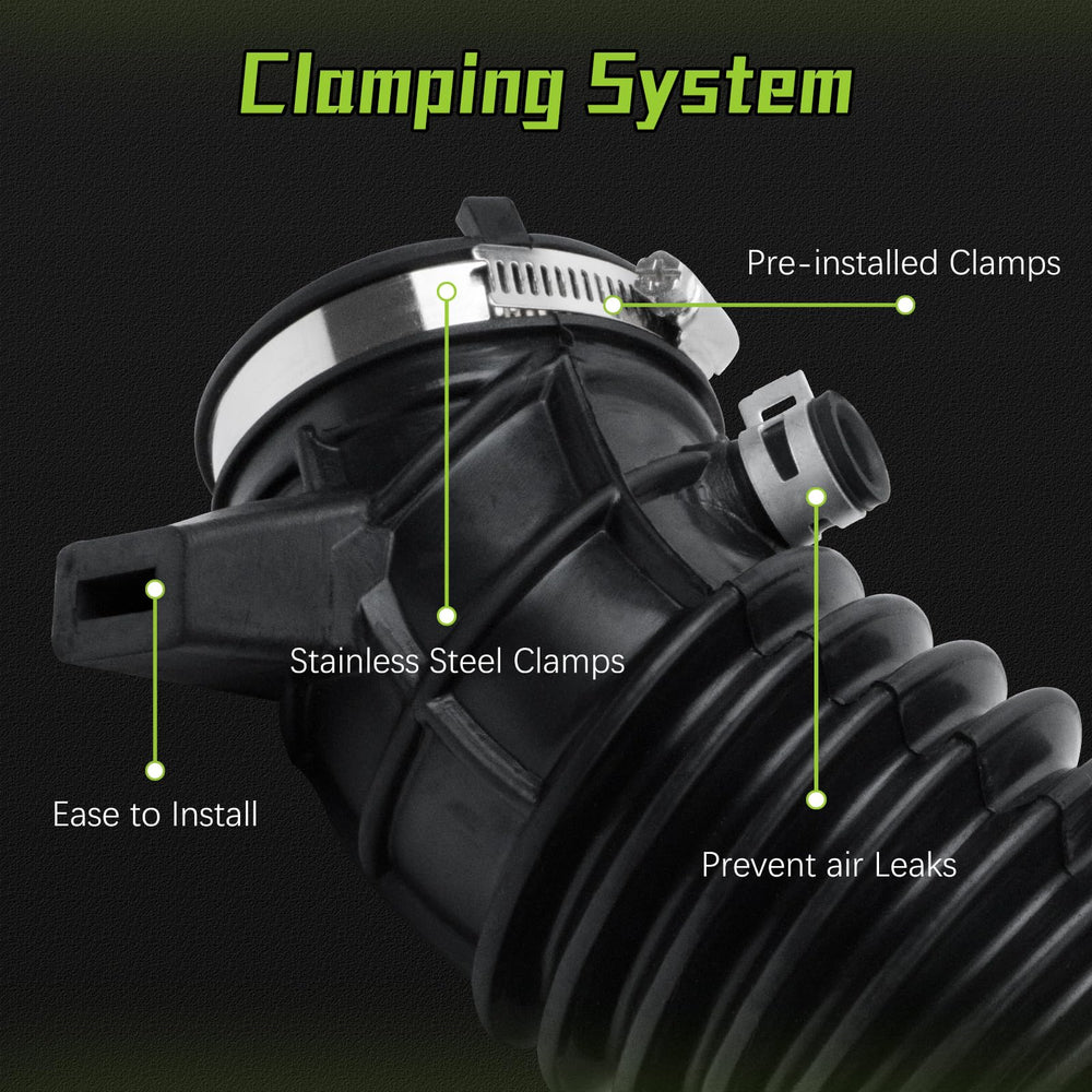 VINMS hose installation with clamps ready for under-hood fitting