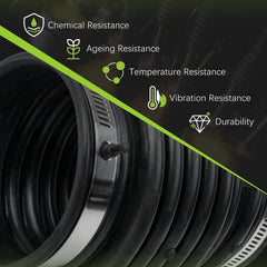 VINMS engine air intake hose maintains optimal airflow across Nissan and Infiniti models.