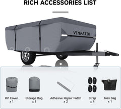 VINPATIO accessory kit with storage bag for easy packing and transport