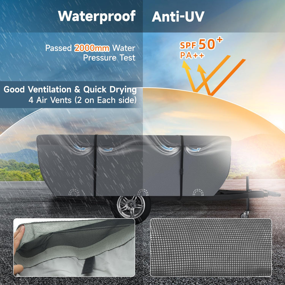 VINPATIO 7-layer top material for longer-lasting outdoor coverage.
