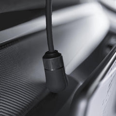 VION sunshade with invisible frame blending with car interior