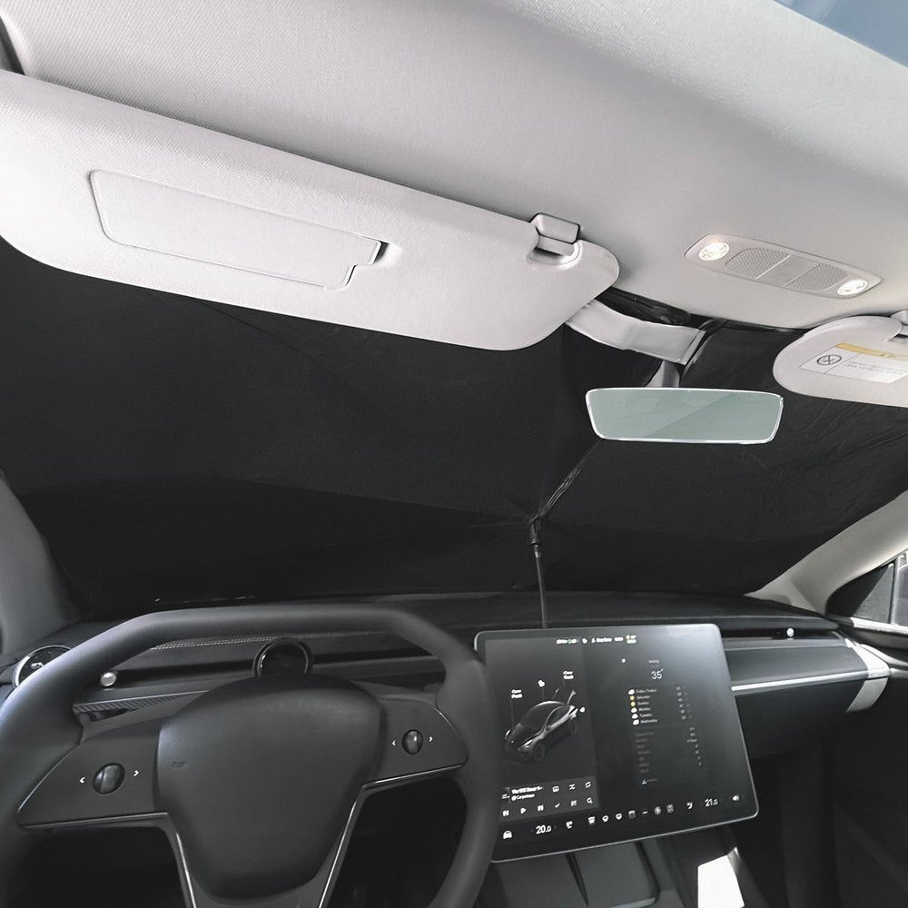 VION sunshade with precise fit on Model 3 and Model Y