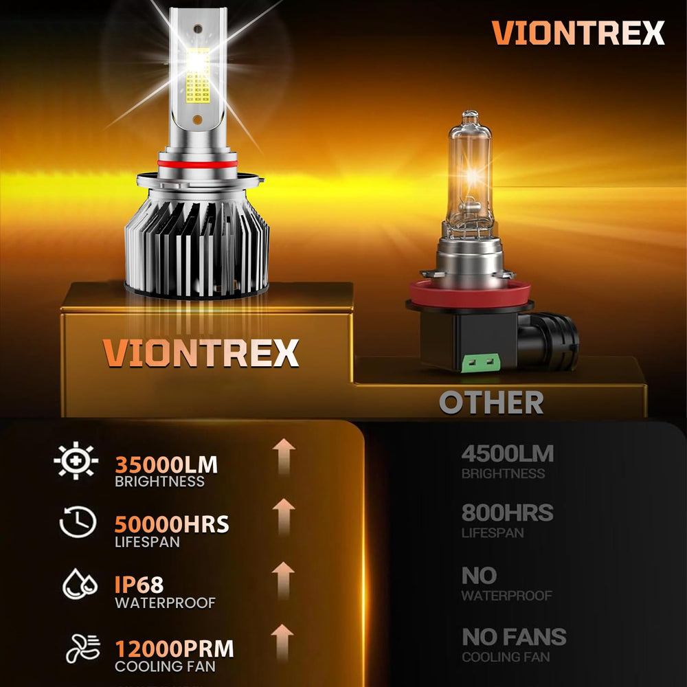 VIONTREX low-beam bulbs deliver crisp, white light on the road