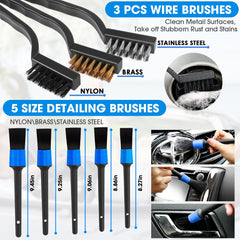 Vioview air vent brush: cleans tight vents without leaving residue.