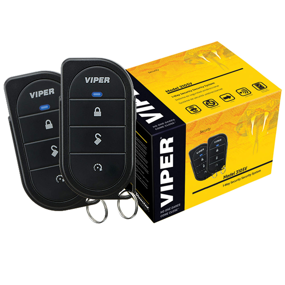 Viper 350 Plus 3105V car alarm with keyless entry for added security