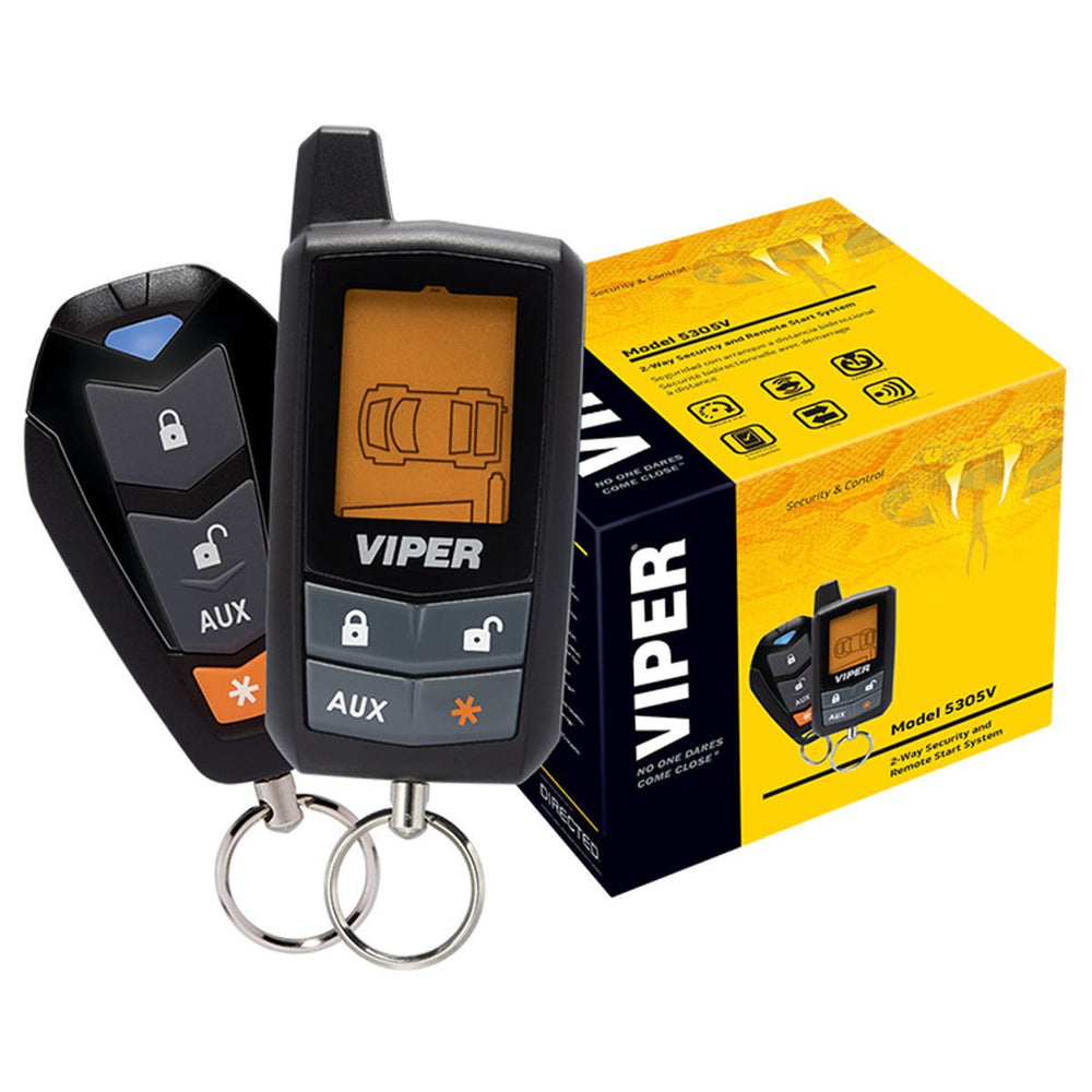 Viper 5305V front view with compact alarm module for secure entry