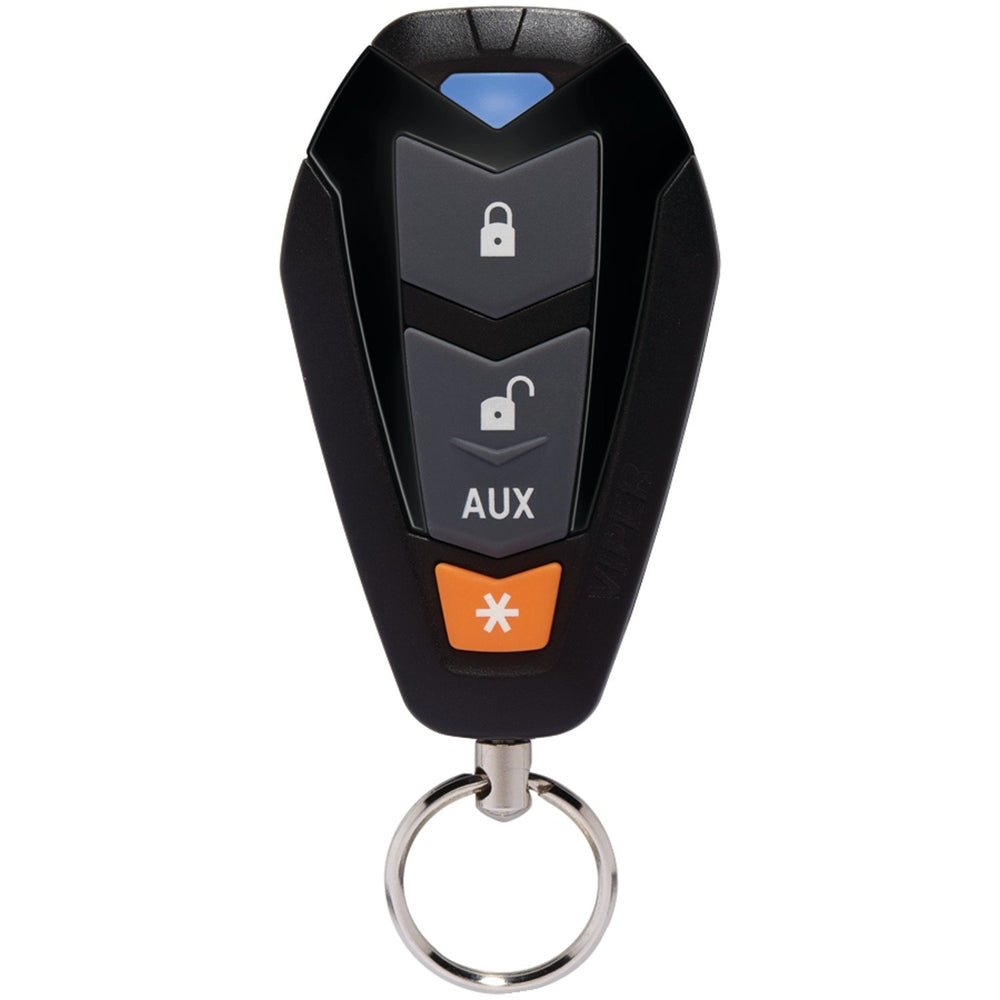 Viper 7145V remote with 4 buttons enables secure vehicle access and remote start.