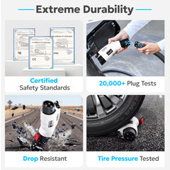 VIPTOO adapter for Level 2 charging supports easy home or road charging.