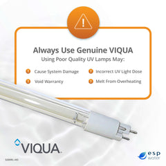 Viqua S200RL-HO replacement-interval visual hints at annual maintenance needs.
