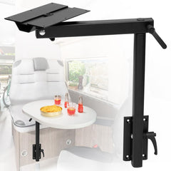 Virego removable table leg assembly for RVs improves compact setup.