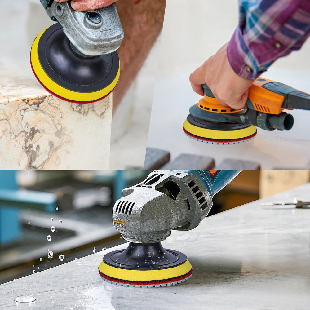 Viscoo polishing kit in action shows multi-grit workflow