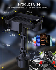 Vitog 360-degree rotation phone mount adjusting for GPS viewing