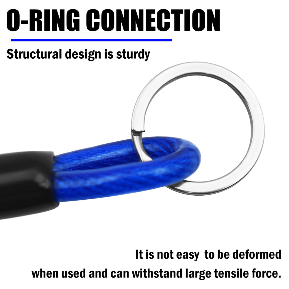VIVBOO blue breakaway cable with smooth coating for safe handling.