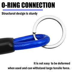 VIVBOO blue breakaway cable with smooth coating for safe handling.