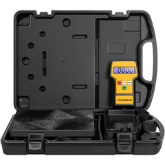 VIVOHOME 220lbs high-precision scale with portable case for HVAC charging.
