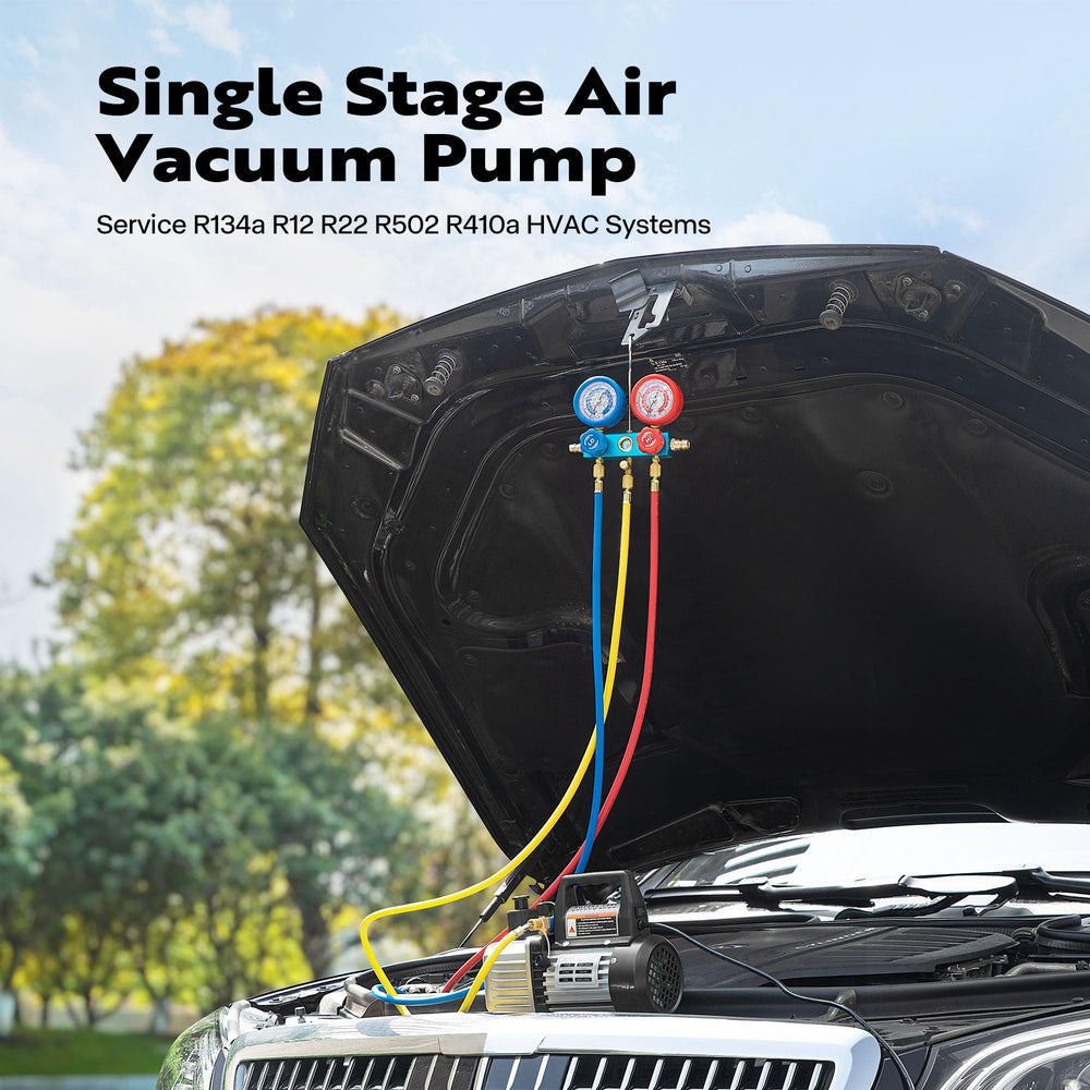 VIVOHOME AC manifold gauge kit with precise refrigerant readings