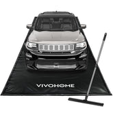 VIVOHOME Containment Mat stay-put corner in use for secure placement