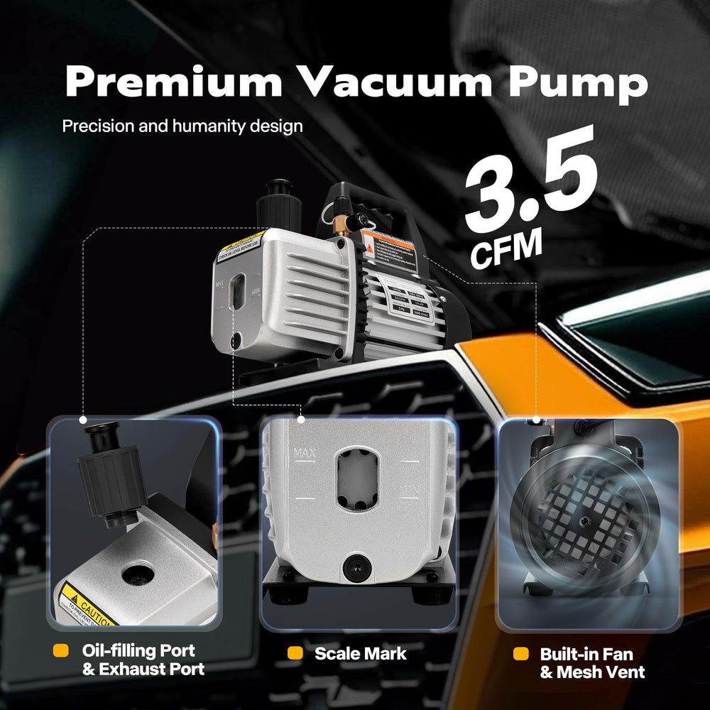 Ergonomic grip handle on the VIVOHOME pump for comfortable operation.