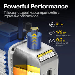 Oil fill window and pour spout on the VIVOHOME pump for easy maintenance