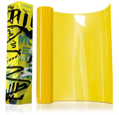 VViViD yellow headlight tint wrap enhances gloss and visibility for a sporty look.