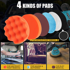 Vkdemer dual-action orbital polisher reduces heat and swirls.