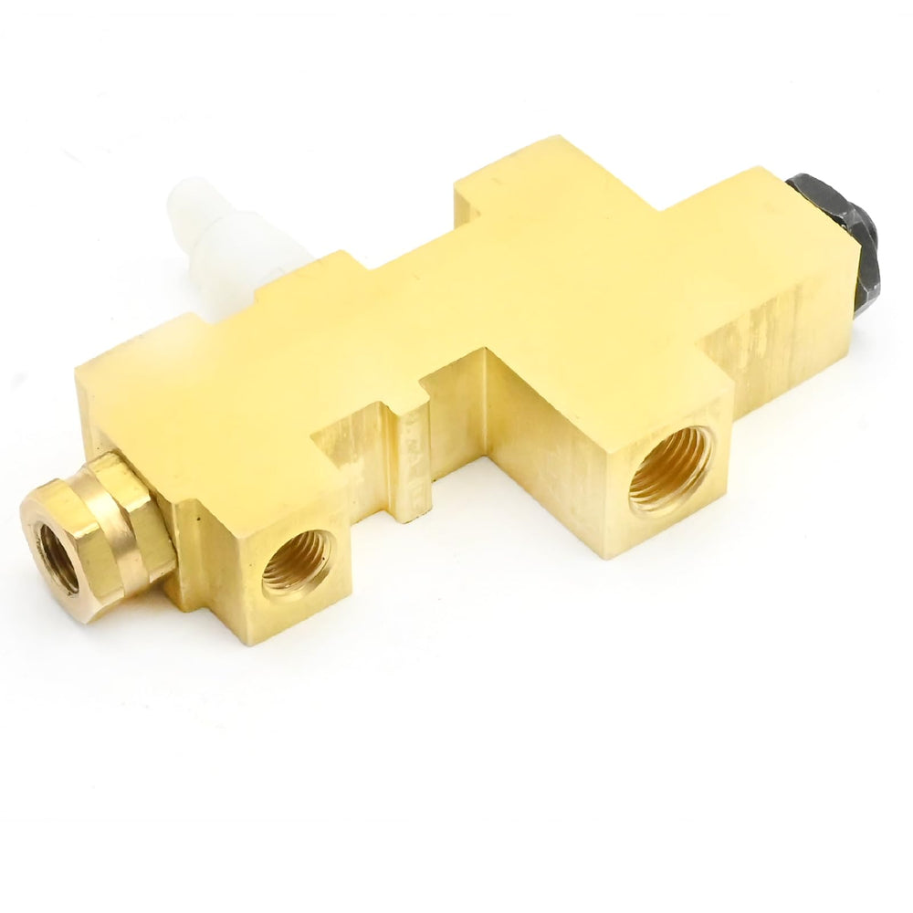 Grand Cherokee brass valve side view showing rugged construction