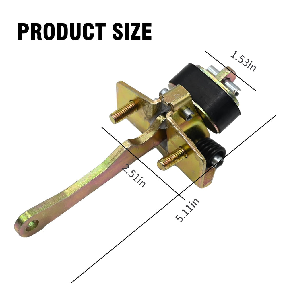 Vkinman door check strap steel texture highlights corrosion resistance and durability.