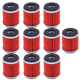 Vkinman HF140 oil filter 10-pack box view for Yamaha durability