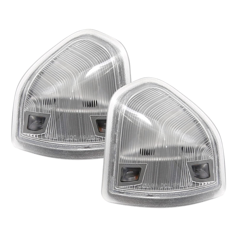 Vkinman left mirror LED turn signal with clear cover for enhanced visibility