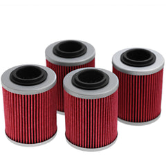 Vkinman oil filter pack close-up for Can-Am Outlander engines, durable filtration.