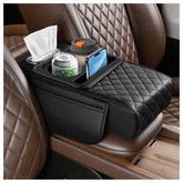 VKQTS 5-in-1 armrest cup holder for easy beverage access on the go